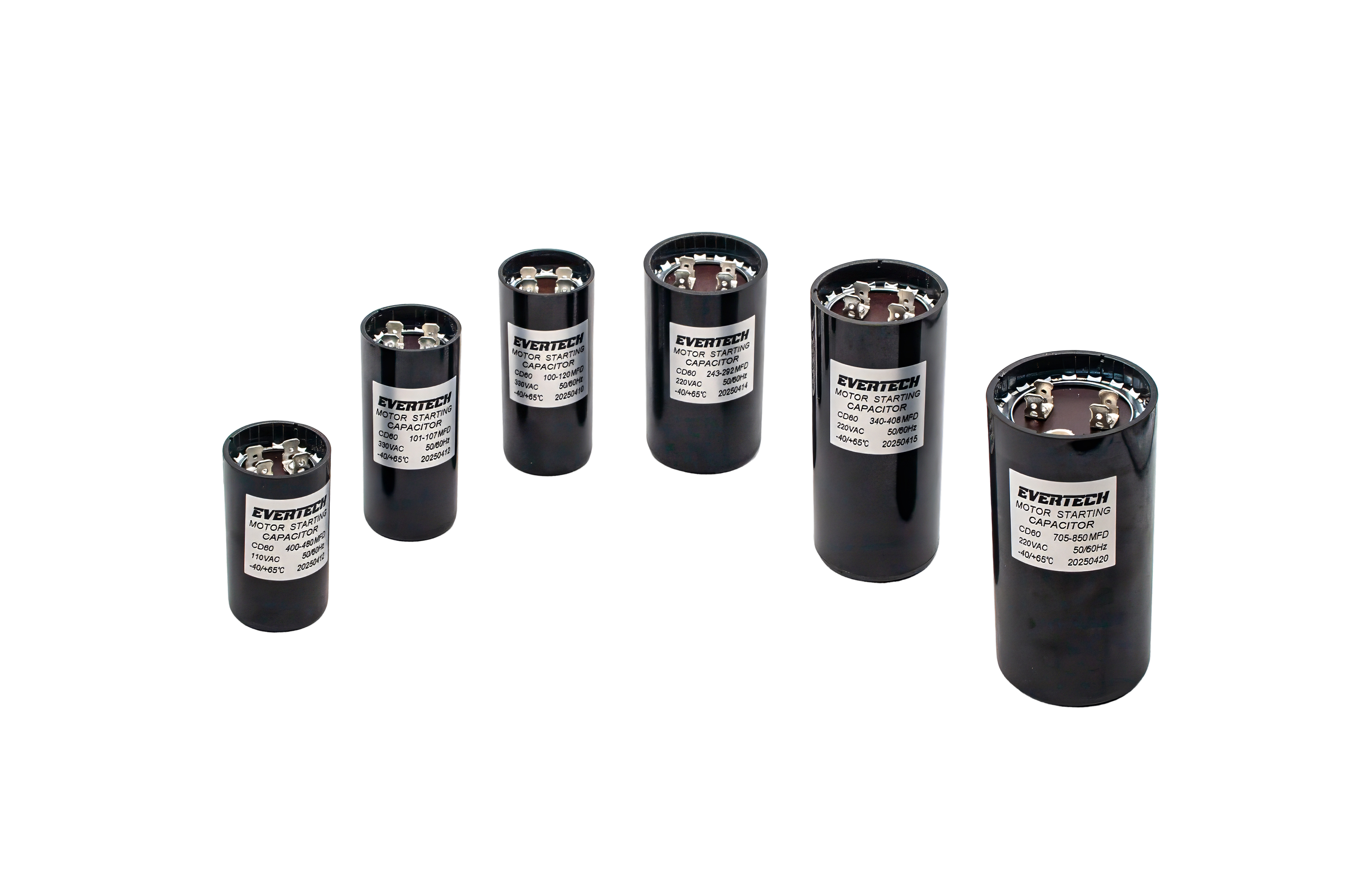 CAPACITOR ARRANQUE 130-156 220V EVERTECH